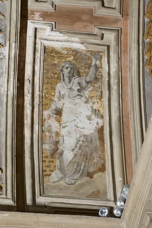 Gaetano Zompini - figura allegorica femminile, Chiesa di S. Nicola da Tolentino, Venezia 4